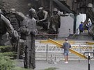 Donald Trump ve Varav vystoupí na námstí Krasiských. kde stojí památník...