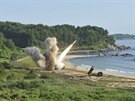 Americká armáda spolu s Jihokorejci v reakci na test severokorejské rakety...