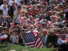 Donalda Trumpa ekalo v centru polské metropole velé pivítání (6. ervence...