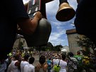 Krása Tour de France zachycená v prhu osmé etapy.