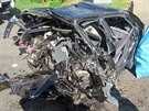 P�i sr�ce dvou automobil� na Hodon�nsku zem�eli v ned�li odpoledne �ty�i lid�....