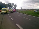P�i sr�ce dvou automobil� na Hodon�nsku zem�eli v ned�li odpoledne �ty�i lid�....