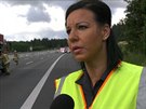V Bavorsku vzplál po nehod autobus