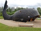 Nejoblíbenjí dtská atrakce  velryba jako prolézaka