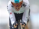 ZA VTZSTVM. Geraint Thomas na trati vodn asovky Tour.