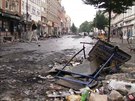 Summit G20 pokrauje, nkteré ulice Hamburku jsou zdevastované