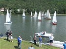 O uplynul�m v�kendu v Doksech uspo��dali u� osm� ro�n�k jachta�sk� regaty...