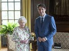 Britská královna Albta II. a kanadský premiér Justin Trudeau (Edinburgh, 5....