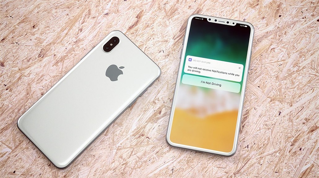 iPhone 8 podle návrhu grafika Martina Hajka