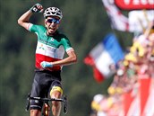 Fabio Aru slaví premiérové vítězství na Tour.