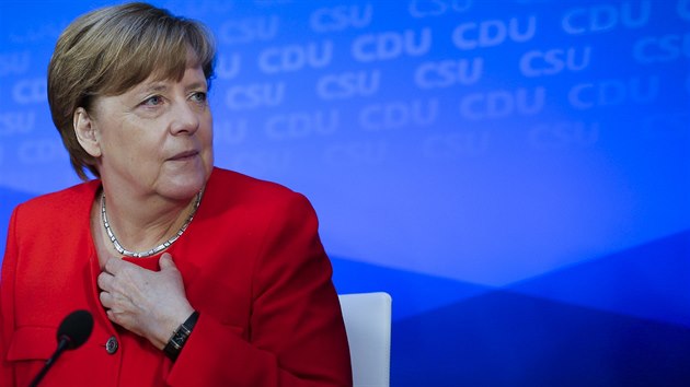 Angela Merkelov v pondl pedstavila volebn program CDU/CSU (3. ervence 2017)