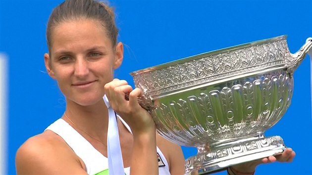 Karolna Plkov vyhrla titul na turnaji v Eastbourne