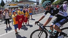 Polák Rafael Majka ped startem páté etapy Tour de France.