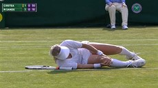 Zoufalé naíkání Bethanie Mattekové-Sandsové ve Wimbledonu trhalo srdce