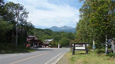 Norikura-kogen s odbokou k informanímu centru. Zaátek Norikura Skyline s...