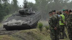 Obrnnec Puma bhem armádních test na Libavé