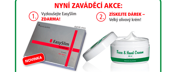 Tablety Easy slim u Helvetia Apotheke bn stojí 579 korun, první vyzkouení...