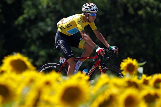 Fabio Aru bhem trnácté etapy Tour de France.