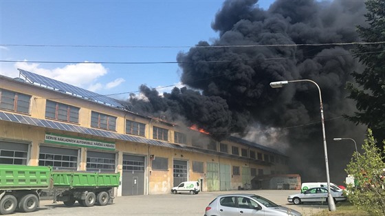 V olomoucké tvrti Chválkovice zaala kvli závad na solární elektrárn hoet...