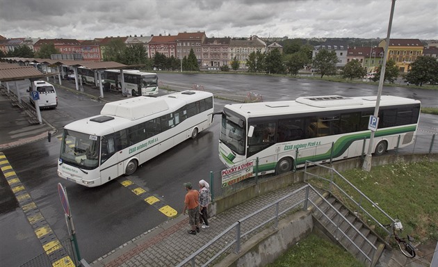 Omezení parkování autobus na odstavné ploe u Centrálního autobusového nádraí...