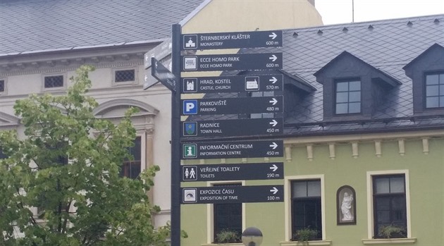 Nový informaní systém pro pí v centru msta ternberk