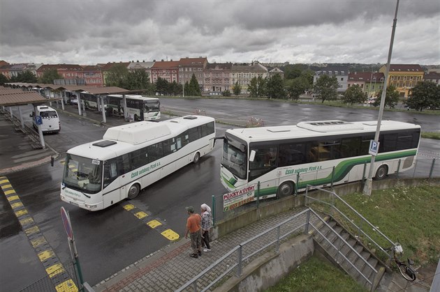 Omezení parkování autobus na odstavné ploe u Centrálního autobusového nádraí...
