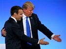 Americký prezident Donald Trump navtívil v Paíi francouzského prezidenta...