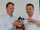 Stefan Hamelmann (vlevo) je v jihlavsk firm Bosch Diesel technickm...
