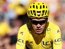 Chris Froome v zvru patnct etapy Tour de France.