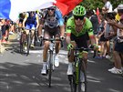 Do finie patnácté etapy Tour de France se blíí Rigoberto Uran, Romain Bardet,...