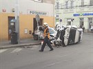 Neslyšící žena v Plzni narazila do vozu městské policie jedoucího k zásahu....