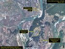 Satelitní snímky ukazují rozlehlé severokorejské jaderné zaízení Jongbjon.
