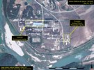 Satelitní snímky ukazují rozlehlé severokorejské jaderné zaízení Jongbjon.