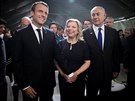 Emmanuel Macron se v nedli seel s izraelským premiérem Benjaminem Netanjahuem...