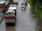 Silné boue na západ Turecka zpsobily bleskové záplavy (18. ervence 2017)