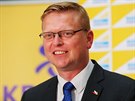 Pedseda lidovc Pavel Blobrádek po jednání celostátního výboru KDU-SL (18....