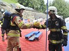 Hasi�sk� z�vody Firefighter Combat Challenge v Jihlav�.