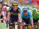 Roman Kreuziger v cíli osmé etapy Tour de France.