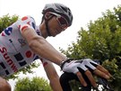 Warren Barguil ped startem desáté etapy Tour de France.