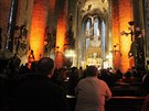 Katedrla svatho Bartolomje v Plzni. Akce Noc kostel. (24. kvtna 2017)