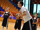 Ryan Richman na praském basketbalovém kempu Tomáe Satoranského