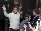 Robbie Williams s fanoušky (Mnichov, 6. července 2017)