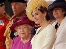 Britská královna Albta II. a panlská královna Letizia (Londýn, 12. ervence...