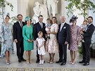 védská princezna Madeleine a její manel Chris ONeill, královna Silvia, princ...