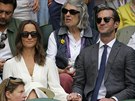 Pippa Middletonová a James Matthews na Wimbledonu (Londýn, 14. ervence 2017)