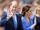 Britský princ William a vévodkyn Kate (Berlín, 19. ervence 2017)