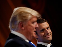 Americký prezident Donald Trump nav�tívil v Pa�í�i francouzského prezidenta...