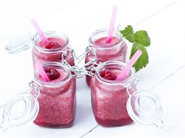 Malinov smoothie s kefrem