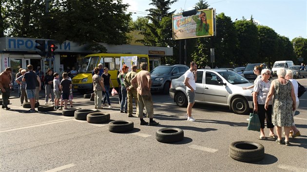 Protesty proti odpadkov krizi ve Lvov (21. ervna 2017)