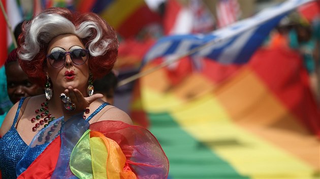 Londnsk festival Pride na podporu LGBT+ komunity (8. ervence 2017)